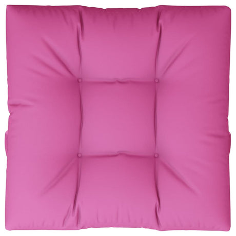 VidaXL Coussin de palette 70x70x12 cm tissu rose
