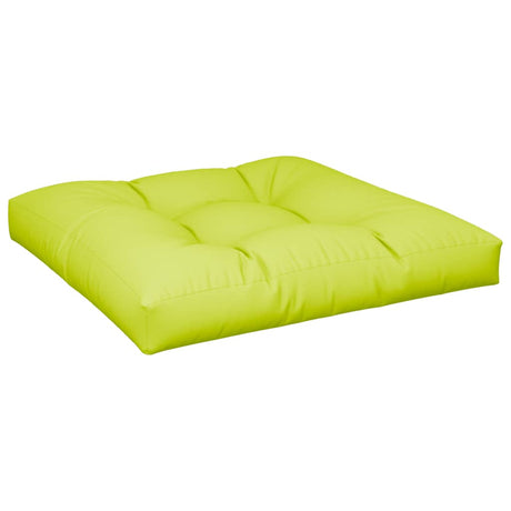 Vidaxx coussin palette 80x80x12 cm tissu vert vif