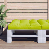 Vidaxx coussin palette 80x80x12 cm tissu vert vif