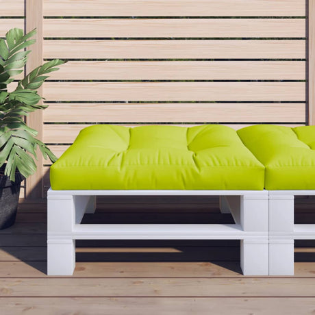 Vidaxx coussin palette 80x80x12 cm tissu vert vif