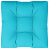 VidaXL coussin palette 80x80x12 cm tissu turquoise