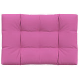 VidaXL coussin de palette 120x80x12 cm tissu rose