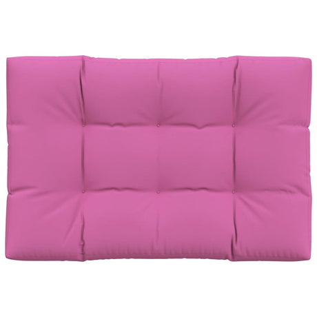VidaXL coussin de palette 120x80x12 cm tissu rose
