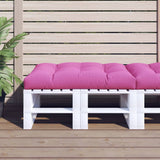 VidaXL coussin de palette 120x80x12 cm tissu rose