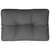 Vidaxx coussin palette 50x40x12 cm tissu anthracite