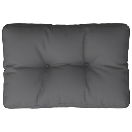 Vidaxx coussin palette 50x40x12 cm tissu anthracite
