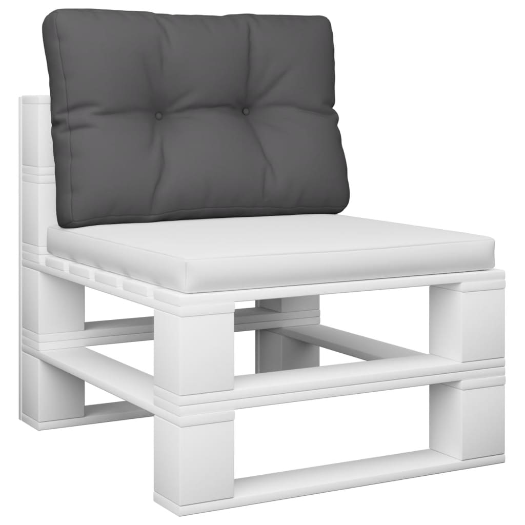Vidaxx coussin palette 50x40x12 cm tissu anthracite