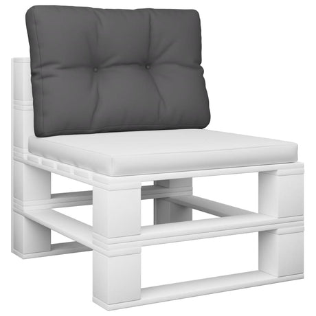 Vidaxx coussin palette 50x40x12 cm tissu anthracite