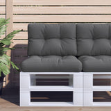 Vidaxx coussin palette 50x40x12 cm tissu anthracite