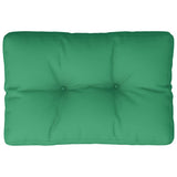 Coussin de palette vidaxl 50x40x12 cm en vert