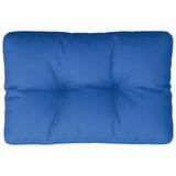 VidaXL coussin palette 50x40x12 cm tissu bleu royal