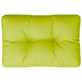 VidaXL coussin de palette 50x40x12 cm tissu vert vif