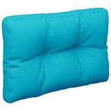 VidaXL coussin palette 50x40x12 cm tissu turquoise