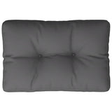 Vidaxx coussin palette 60x40x12 cm tissu anthracite