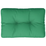 VidaXL coussin de palette 60x40x12 cm tissu vert