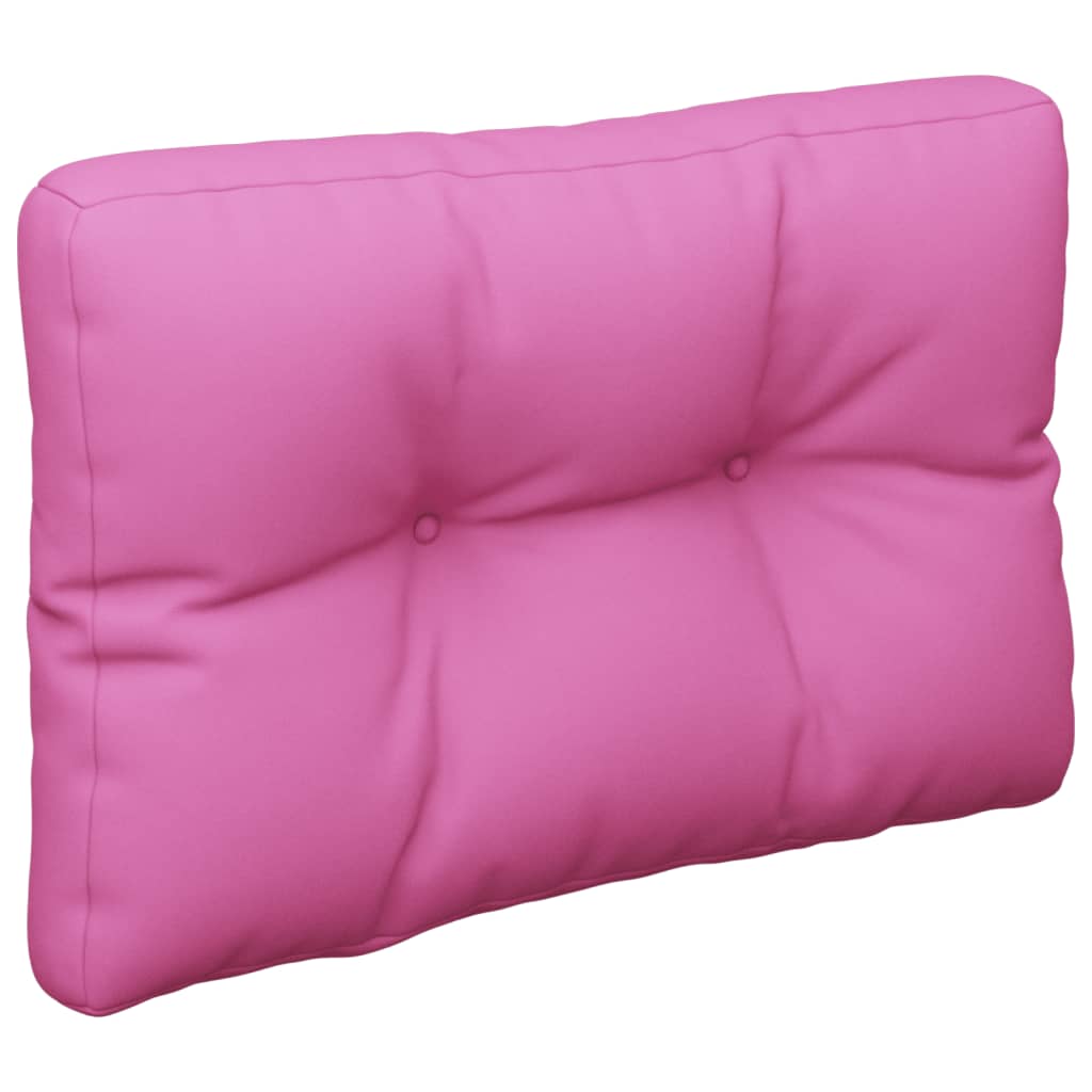 VidaXL coussins de palette 60x40x12 cm tissu rose