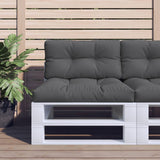 Vidaxx coussin palette 70x40x12 cm tissu anthracite