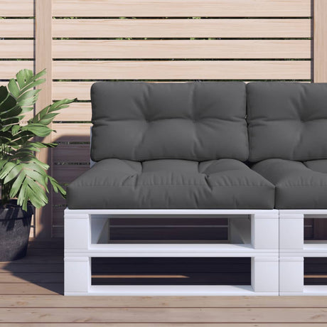 Vidaxx coussin palette 70x40x12 cm tissu anthracite