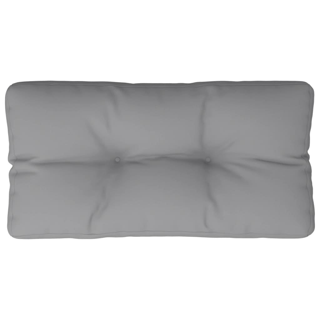 Coussin de palette Tmf tormino 70x40x12 cm tissu gris