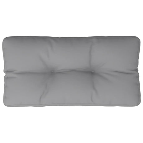 VidaXL coussin de palette 70x40x12 cm tissu gris