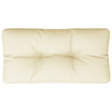 VidaXL coussin palette 70x40x12 cm tissu couleur crème