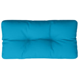 VidaXL coussin de palette 70x40x12 cm tissu bleu clair
