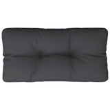 VidaXL coussin de palette 70x40x12 cm tissu noir