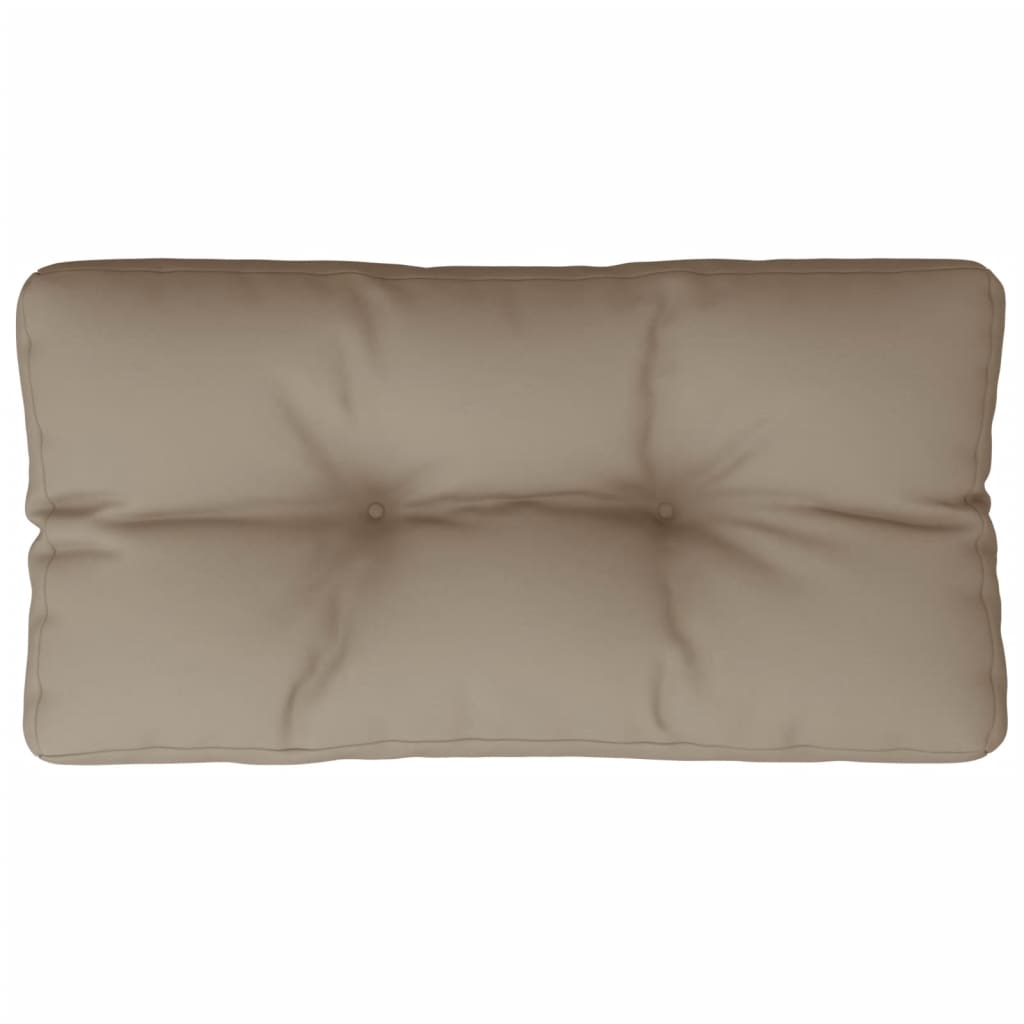Vidaxx coussin palette 70x40x12 cm tissu taupe