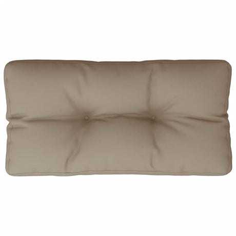 Vidaxx coussin palette 70x40x12 cm tissu taupe