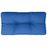VidaXL coussin palette 70x40x12 cm tissu bleu royal