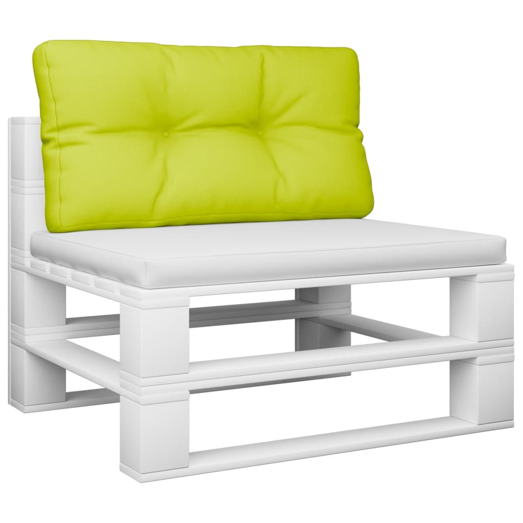 VidaXL coussin de palette 70x40x12 cm tissu vert vif