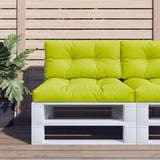 VidaXL coussin de palette 70x40x12 cm tissu vert vif