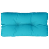 VidaXL coussin palette 70x40x12 cm tissu turquoise
