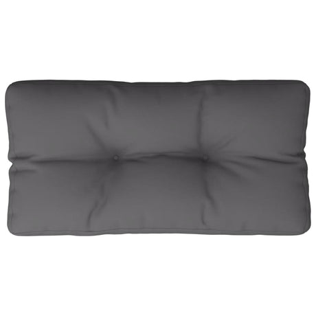 VidaXL Coussin palette 80x40x12 cm tissu anthracite