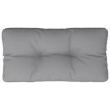 VidaXL Coussin de palette 80x40x12 cm tissu gris