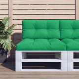 VidaXL Coussin de palette 80x40x12 cm tissu vert
