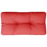 VidaXL coussin de palette 80x40x12 cm tissu rouge