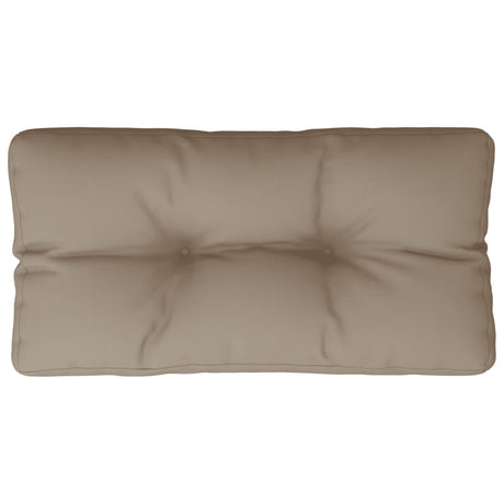 Vidaxl palletkussen 80x40x12 cm stof taupe