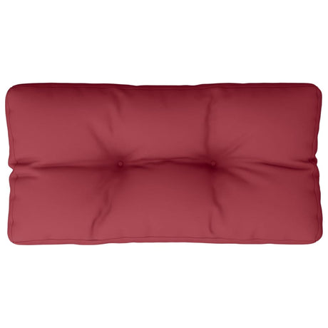 VidaXL Coussin de canapé 80x40x12 cm tissu rouge vin