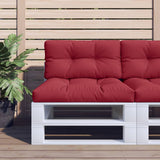 VidaXL Coussin de canapé 80x40x12 cm tissu rouge vin