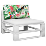 VidaXL coussin de palette 80x40x12 cm tissu multicolore
