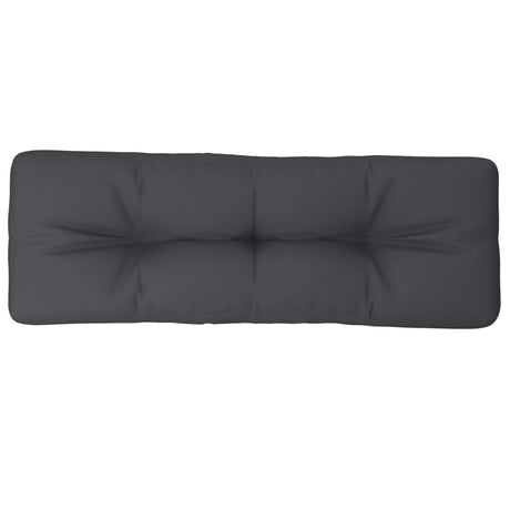 VidaXL coussin palette 120x40x12 cm tissu anthracite