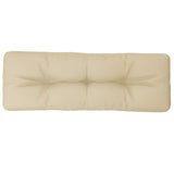 Vidaxl Pallet cushion 120x40x12 cm Fabric Beige