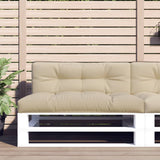 VidaXL coussin palette 120x40x12 cm tissu beige