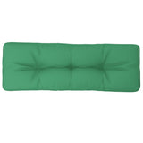 VidaXL coussin de palette 120x40x12 cm tissu vert