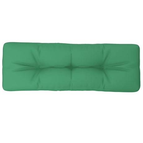 VidaXL coussin de palette 120x40x12 cm tissu vert