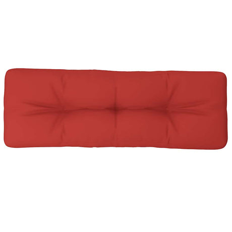 VidaXL coussin de palette 120x40x12 cm tissu rouge