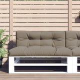 VidaXL coussin palette 120x40x12 cm tissu taupe