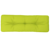 VidaXL Coussin de palette 120x40x12 cm tissu vert vif