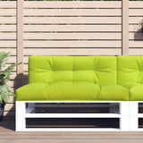 VidaXL Coussin de palette 120x40x12 cm tissu vert vif